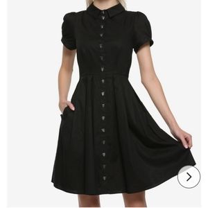 Hell Bunny Planchette Button Dress